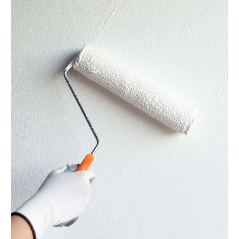 Peinture velours blanche, murs intérieurs, peinture veloutée blanche